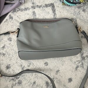 Elegant Gray Crossbody Bag